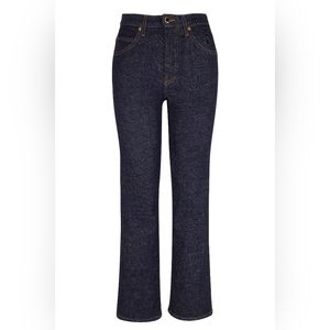 Khaite Vivian Stanford Stretch High-Rise Crop Jean Size 31